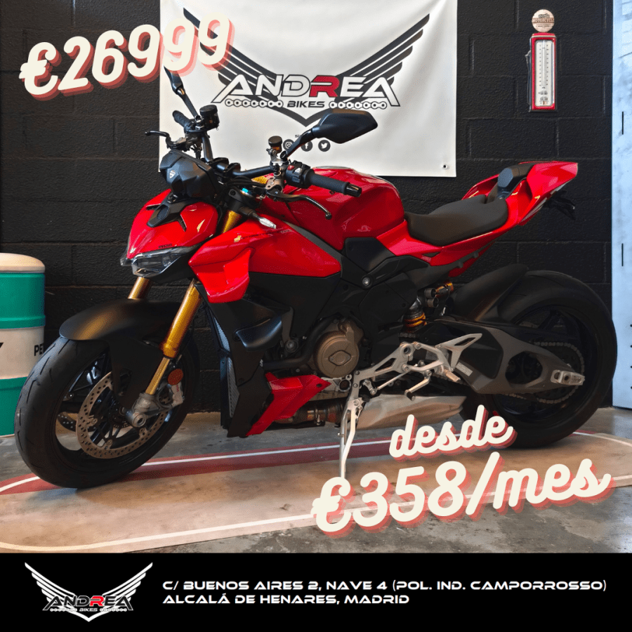 DUCATI STREETFIGHTER V4S, 2025 NUEVO MODELO