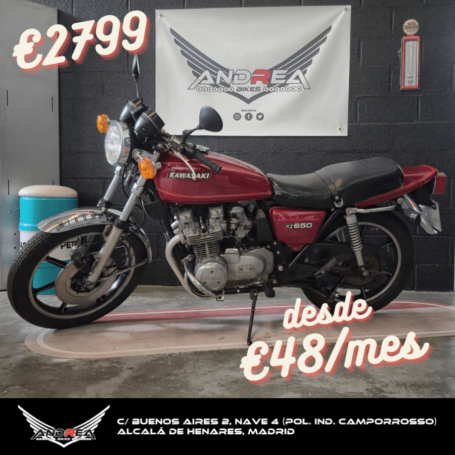 Kawasaki KZ 650, 1977 HISTÓRICA