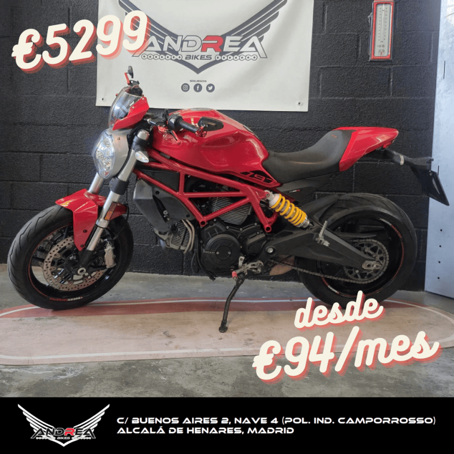 DUCATI MONSTER 797, 2019
